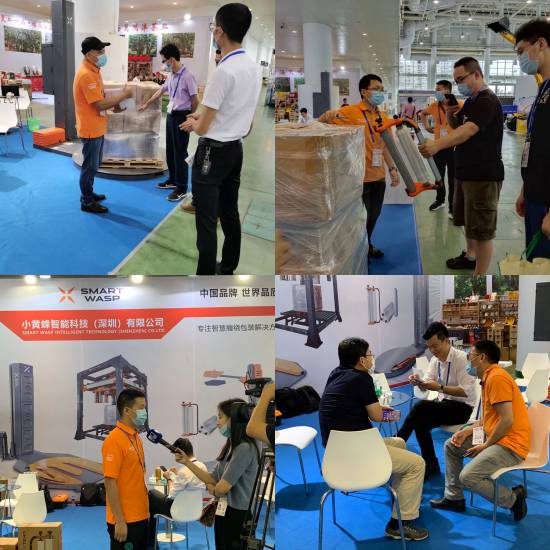 深圳小黃蜂智能科技現(xiàn)場講解產品
