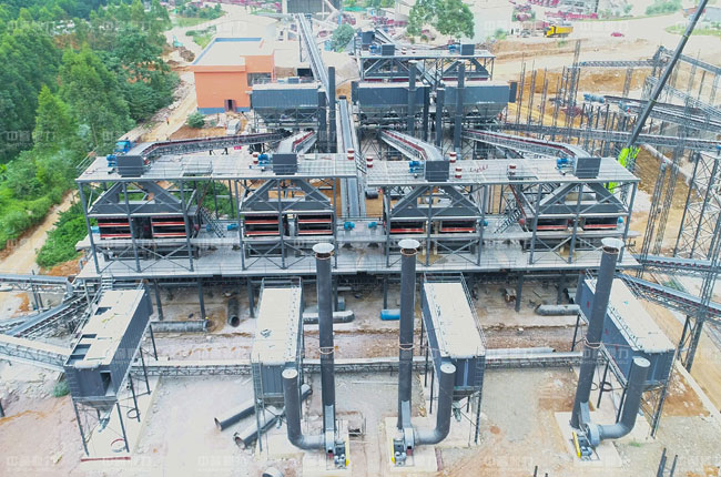 年產500萬噸砂石生產線施工現(xiàn)場實拍