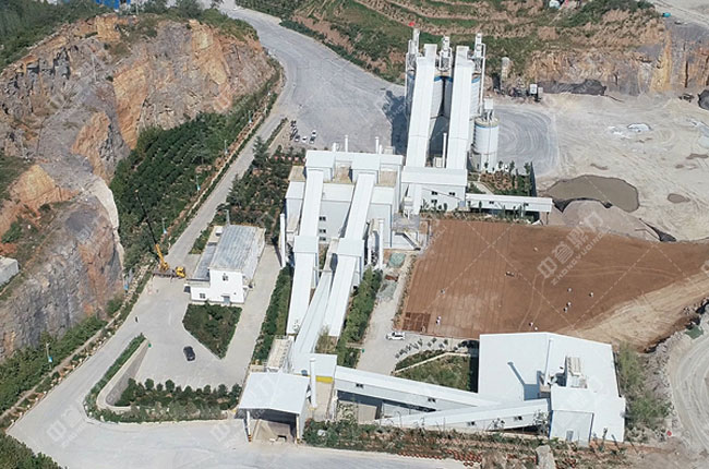 登封嵩基建材二期時(shí)產(chǎn)1300-1500噸骨料生產(chǎn)線