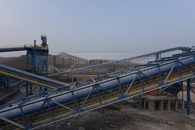 貴州六盤水石料生產(chǎn)現(xiàn)場