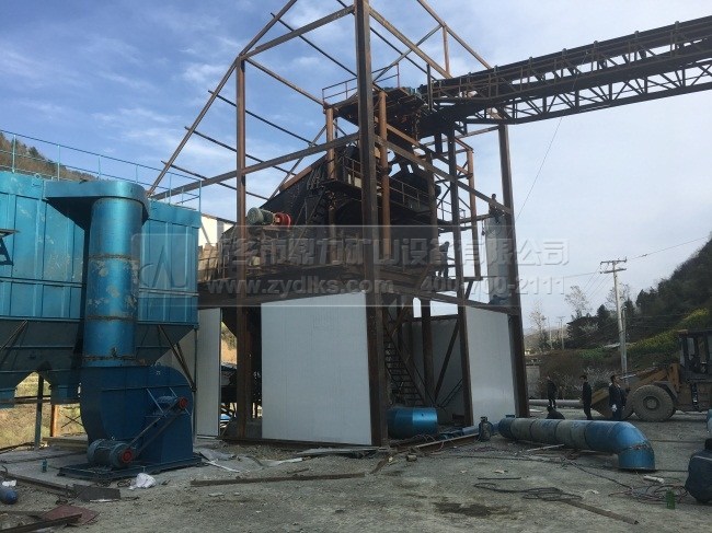 鼎力100噸石料生產(chǎn)線