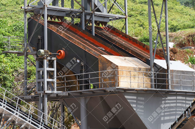 機制砂處理生產(chǎn)線-篩分 機制砂處理生產(chǎn)線-篩分