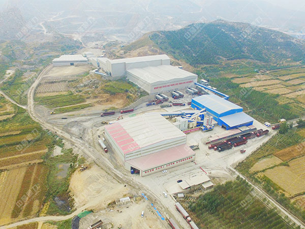 河北省武安市白沙時產(chǎn)3000噸砂石生產(chǎn)線