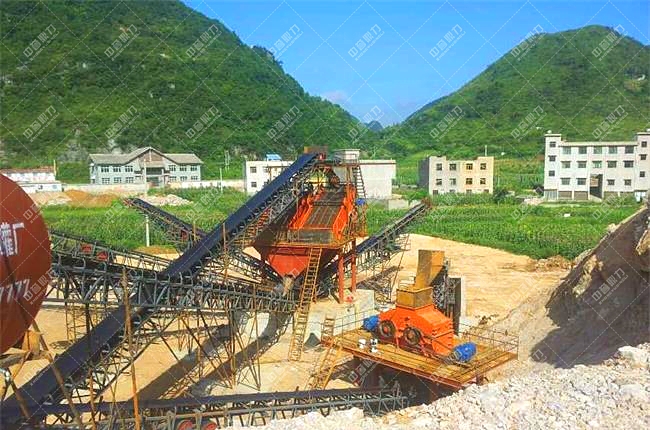 投產(chǎn)的砂石線